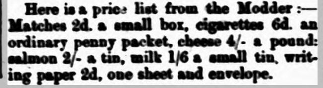 1900-02-09 cost of shopping -  Boer War